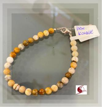 Armband versteinerte Koralle – Gemeinschaft & Kommunikation